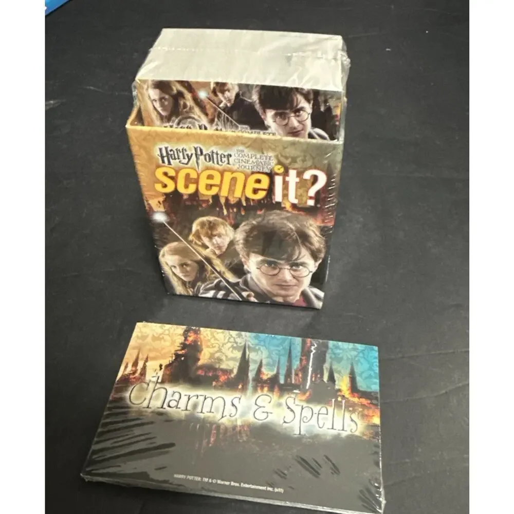 Scene It Harry Potter Complete Cinematic Journey Game Complete DVD Cards Sealed